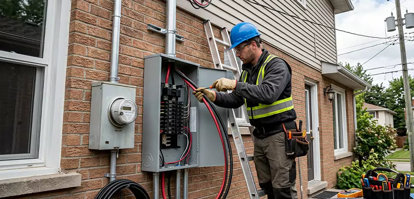 Outdoor Subpanel Installation in Gardner