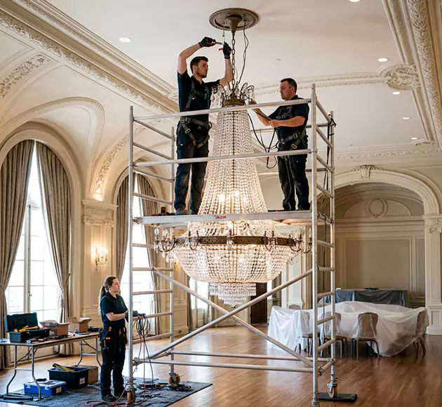 Professional Chandelier Installation: Your Local Fixture Team in Gardner, MA
